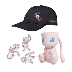 Mew Plush, Hat & Stickers Bundle