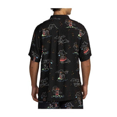 Neon Dragonite & Friends Pokémon Tropical Button-Up Shirt - Adult