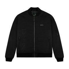 Pokémon × Dolly Noire: Rayquaza Pattern Black Bomber Jacket - Adult