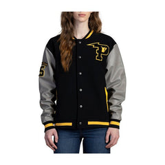 Pikachu Yellow Baseball Varsity Jacket - Adult