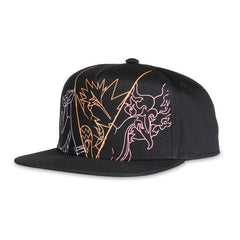 Galarian Articuno, Galarian Zapdos & Galarian Moltres Black Flat-Bill Hat (One Size-Adult)