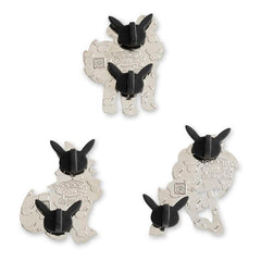 Rockruff & Lycanroc Pokémon Pins (3-Pack)