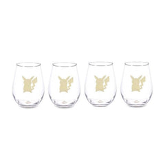 Pokémon Winter Wonders Stemless Glasses (4-Pack)
